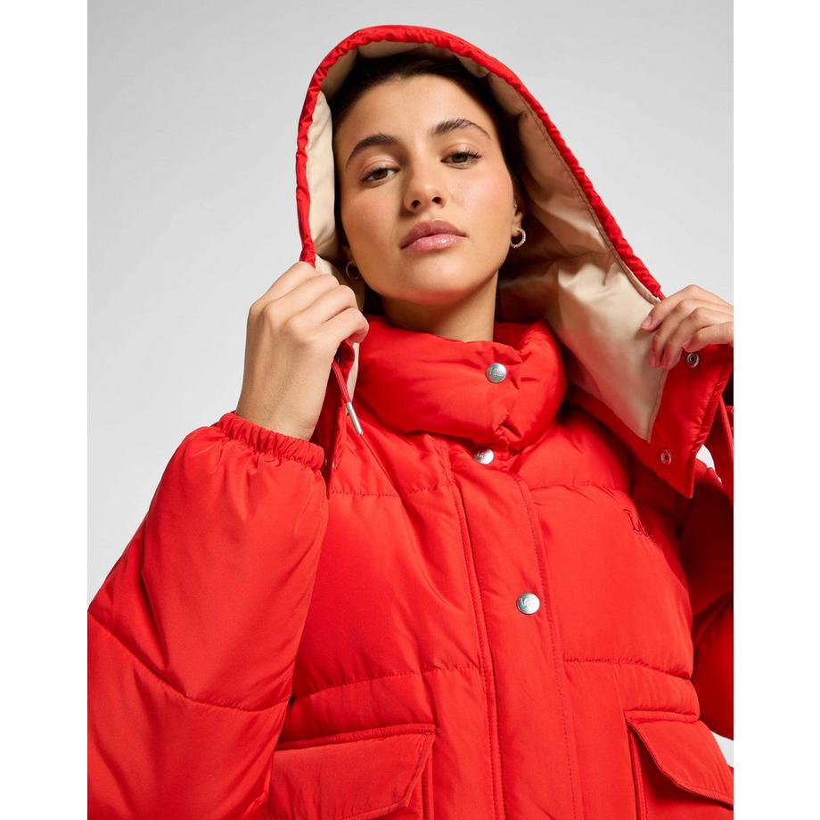 Lee Veste matelassée courte à capuche  
