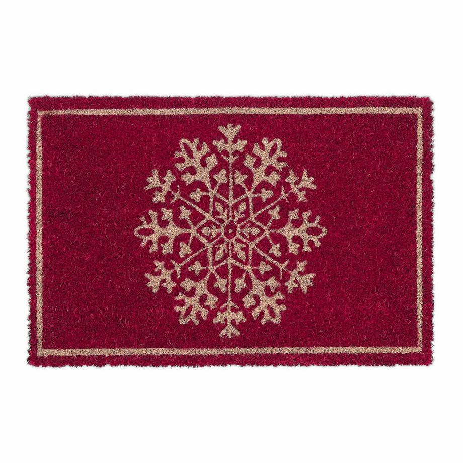 Kokosfußmatte „Schneeflocke“