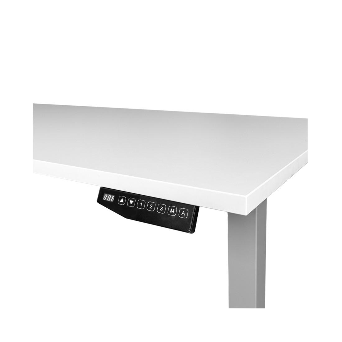 Contini Höhenverstellbarer Bürotisch 1.8x0.8m / Gestell RAL 7045  