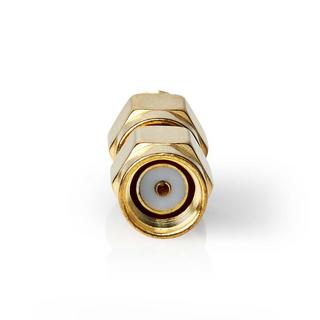 Nedis  Adaptateur SMA | SMA Male Reverse Polarity | SMA Female | Gold Plated | 50 Ohm | Straight | Copper | Gold | 2 pcs. | Boîte 