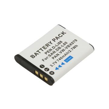 Pentax D-Li88 Batteria per fotocamera Li-ion 3.7V 740mAh 2.7Wh