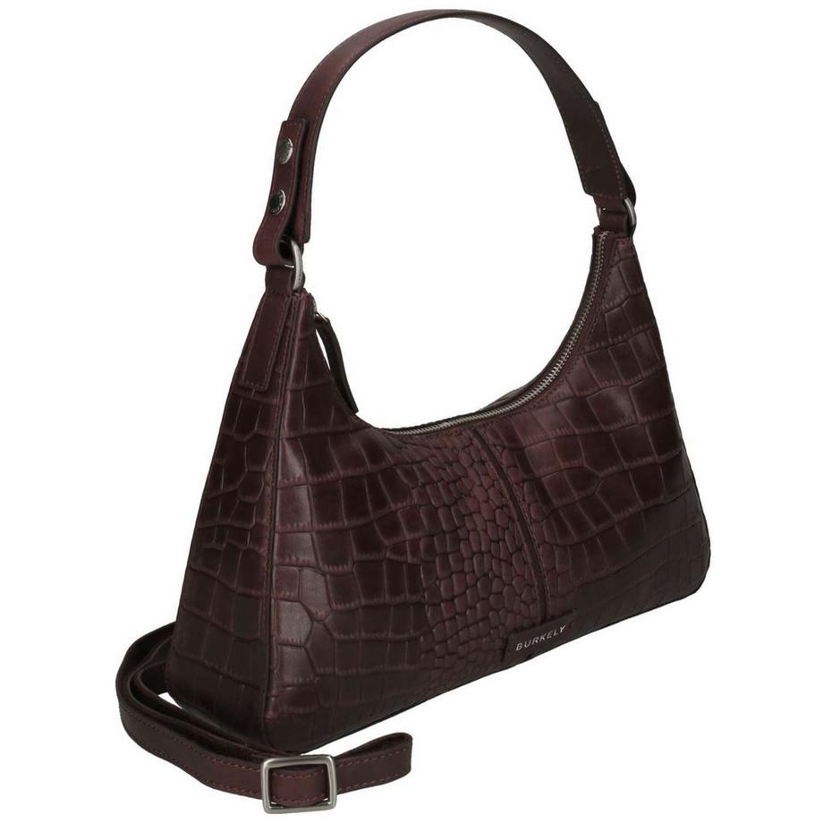 BURKELY Sac à bandoulière texturé croco  