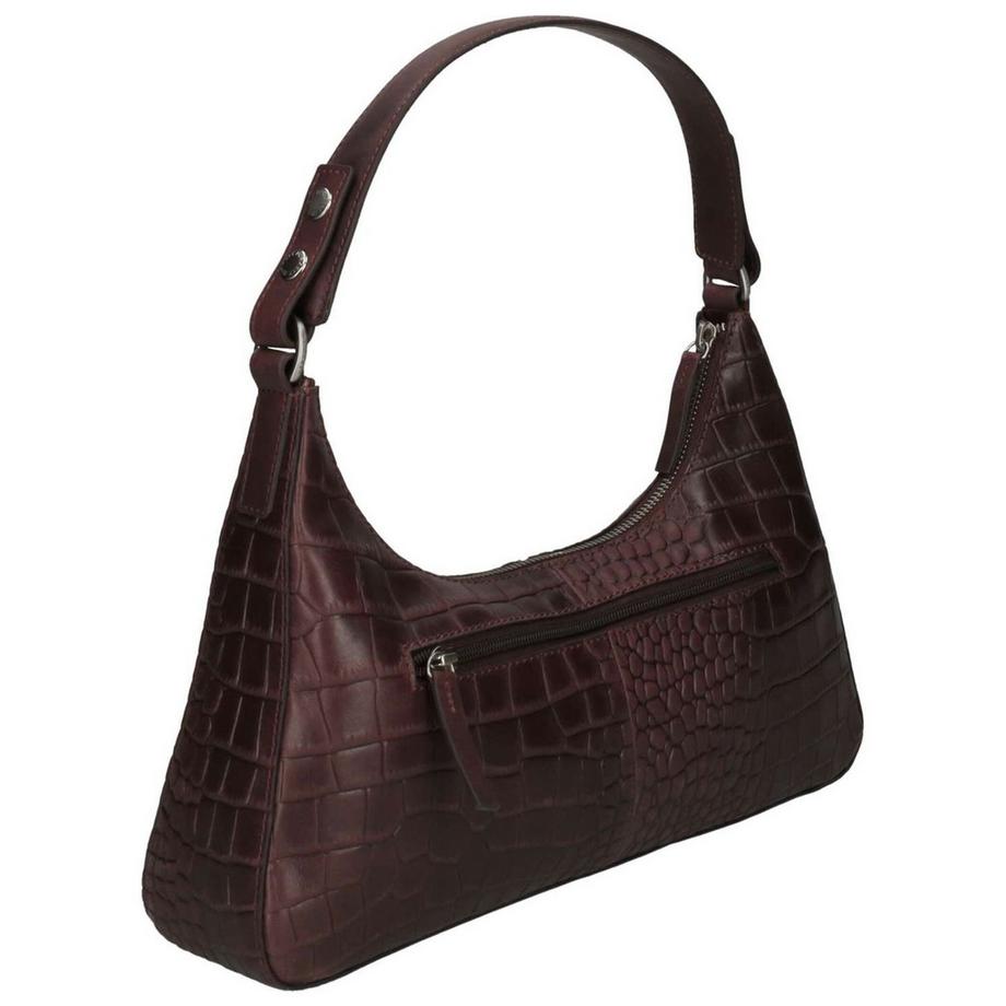 BURKELY Sac à bandoulière texturé croco  