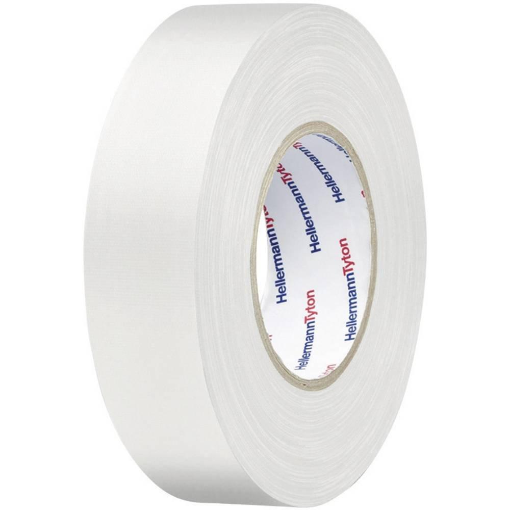 HellermannTyton  HelaTape Tex - nastri in tessuto HTAPE-TEX-50x50  (L x L) 50 m x 50 mm Bianco Tessuto in cotone e poliestere HT 