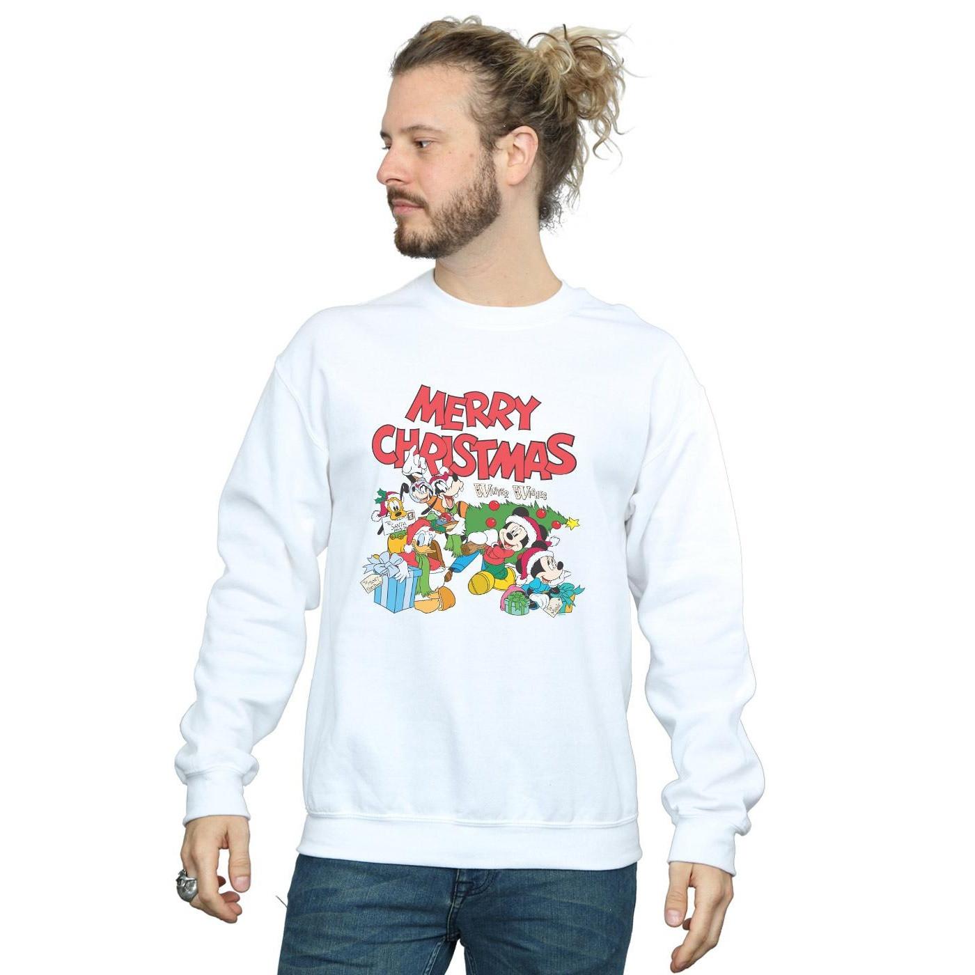 Disney  Mickey Mouse And FriendsWinter Wishes Sweatshirt 