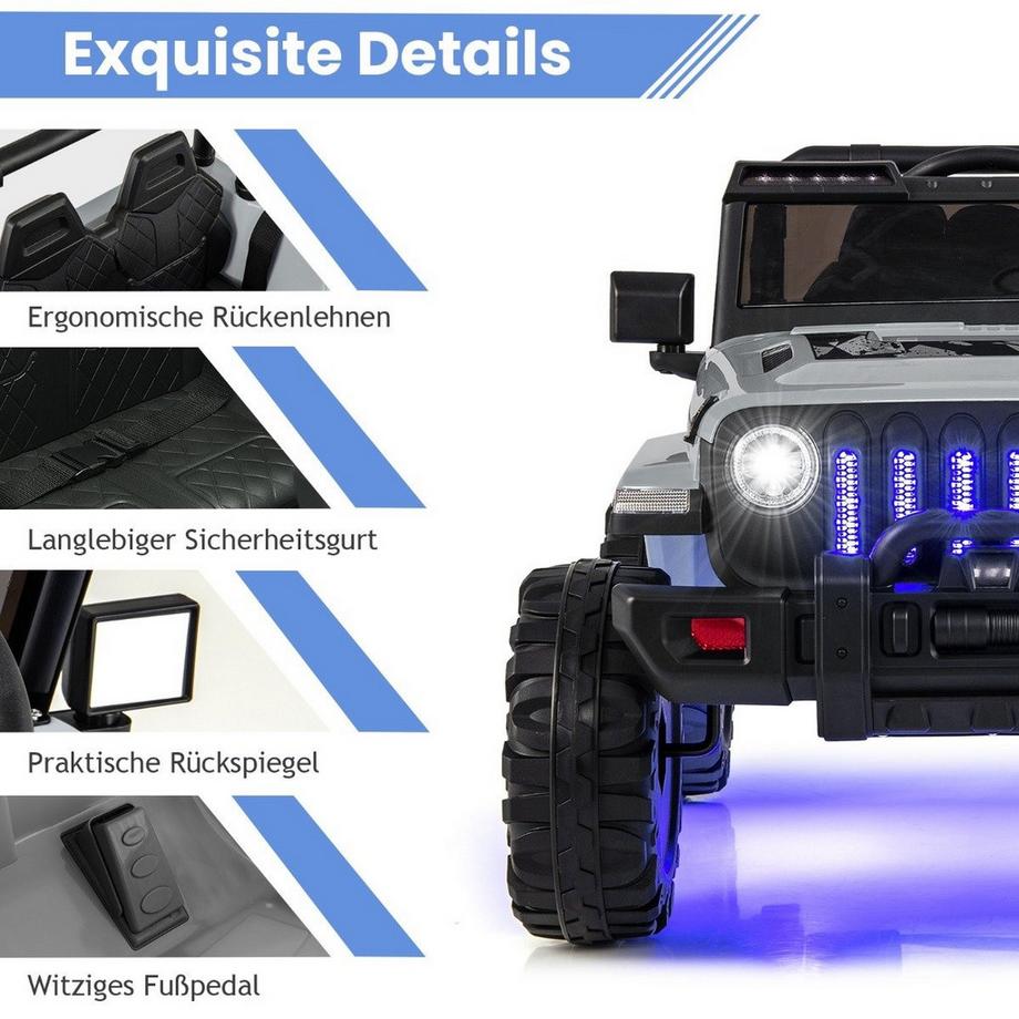 Northix  Elektroauto für Kinder mit Fernbedienung 