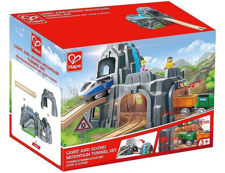 Hape  Eisenbahn Tunnel-Kombination mit Licht & Sound 