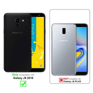 Cadorabo  Hülle für Samsung Galaxy J6 2018 Standfunktion, Kartenfach 