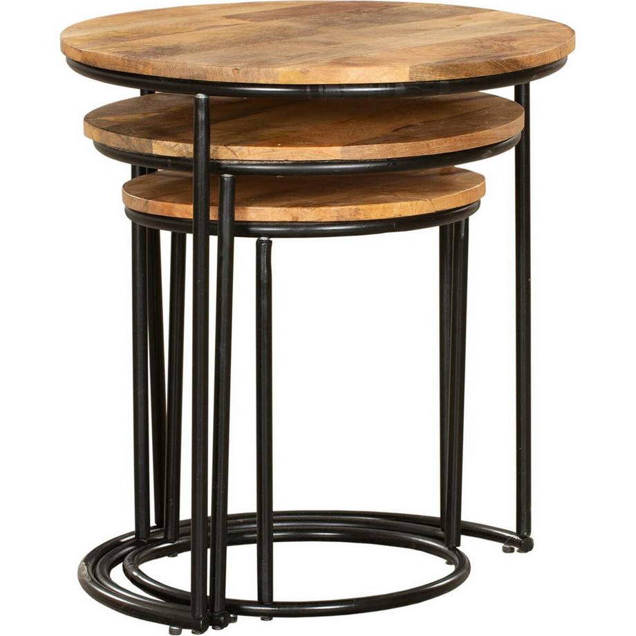 mutoni Tavolino Madurai mango naturale 50 (set di 3)  