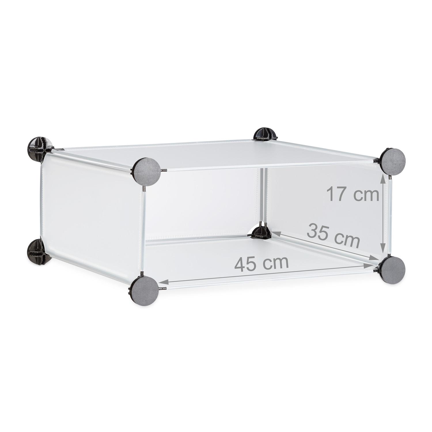 Northix Schuhschrank mit 12 Fächern  