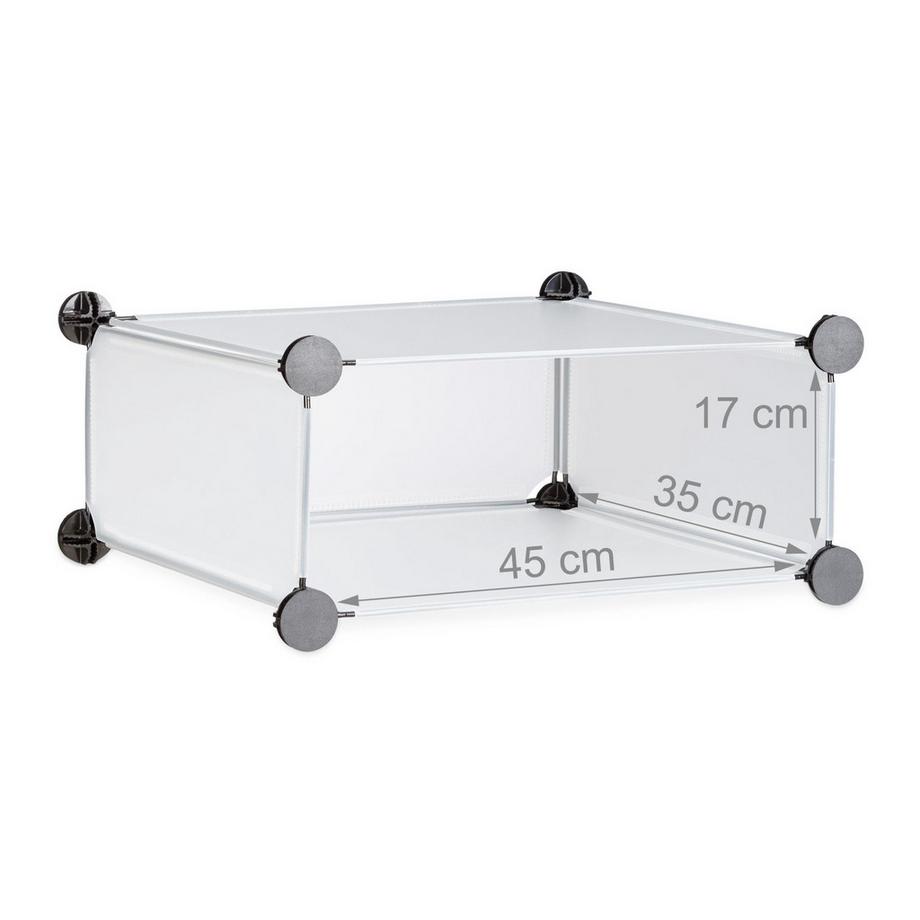 Northix Schuhschrank mit 12 Fächern  