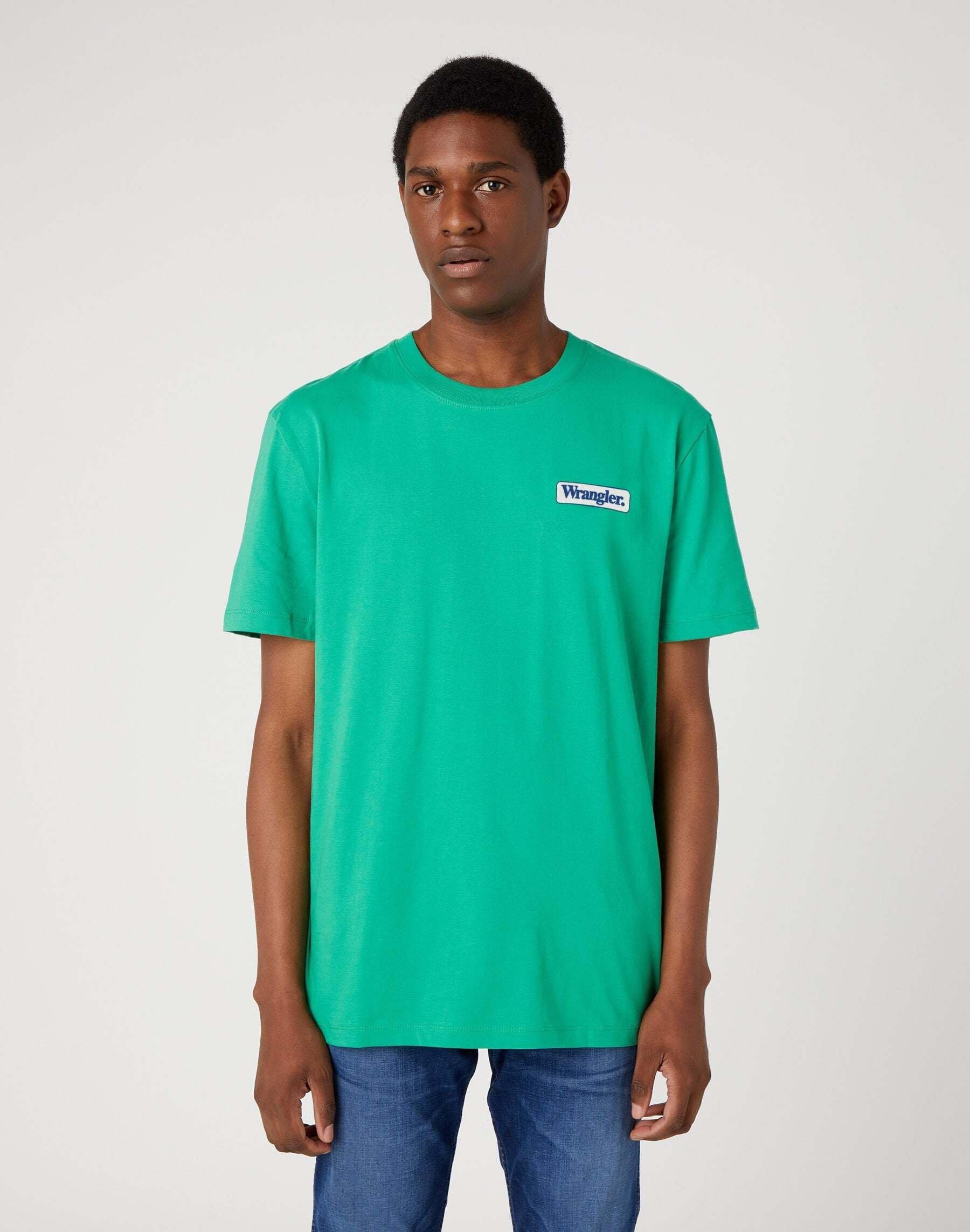 Image of T-shirts Logo Tee Herren Grün L