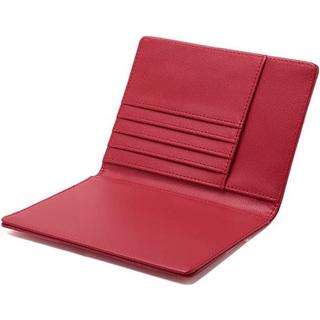 eStore  Porte-passeport en cuir PU, Rouge 