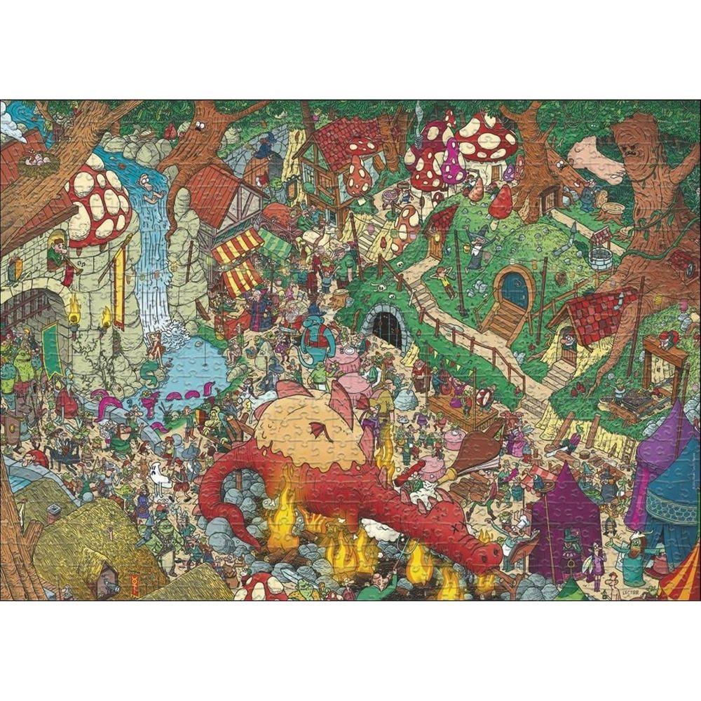 Heye  Puzzle Fantasyland Triangular (1000Teile) 