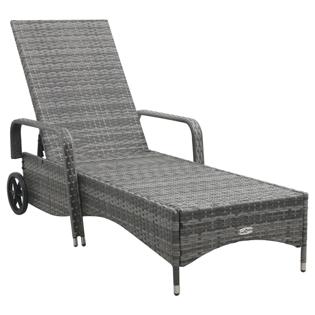 VidaXL Sonnenliege poly-rattan  