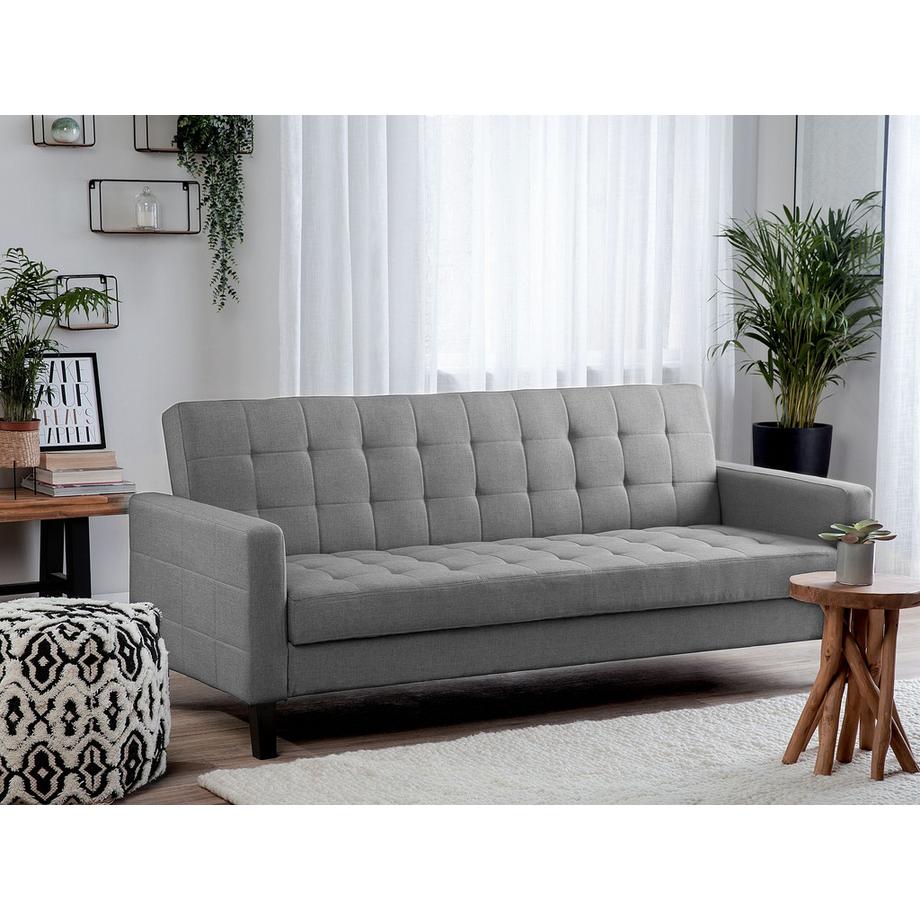 Beliani Schlafsofa aus Stoff  VEHKOO  