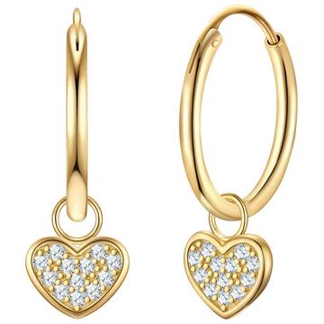 Femme Boucles d´oreilles Coeur