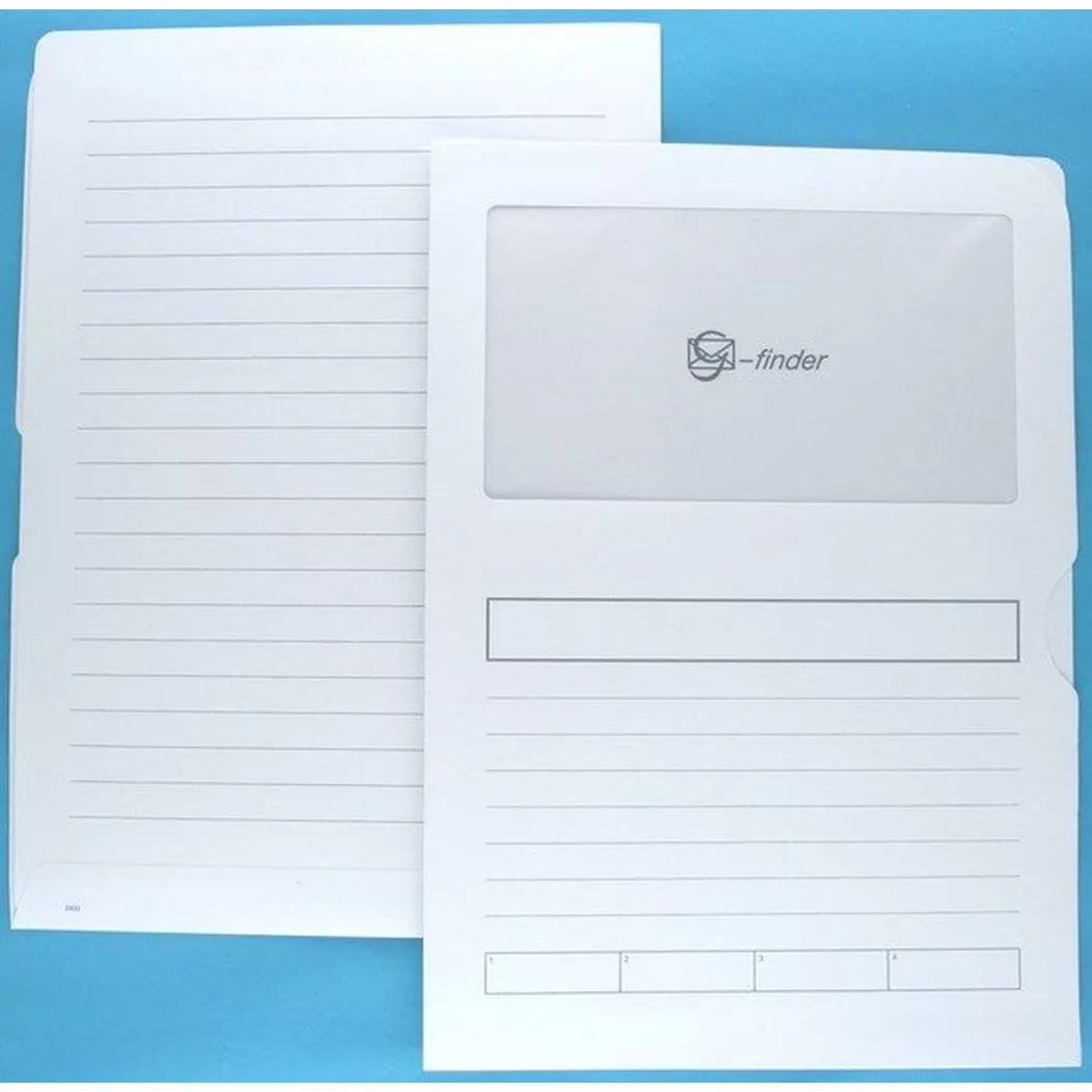 GOESSLER – Organisationsmappen 220x310mm 2800 weiss 100 Stück, 21cm, Weiss