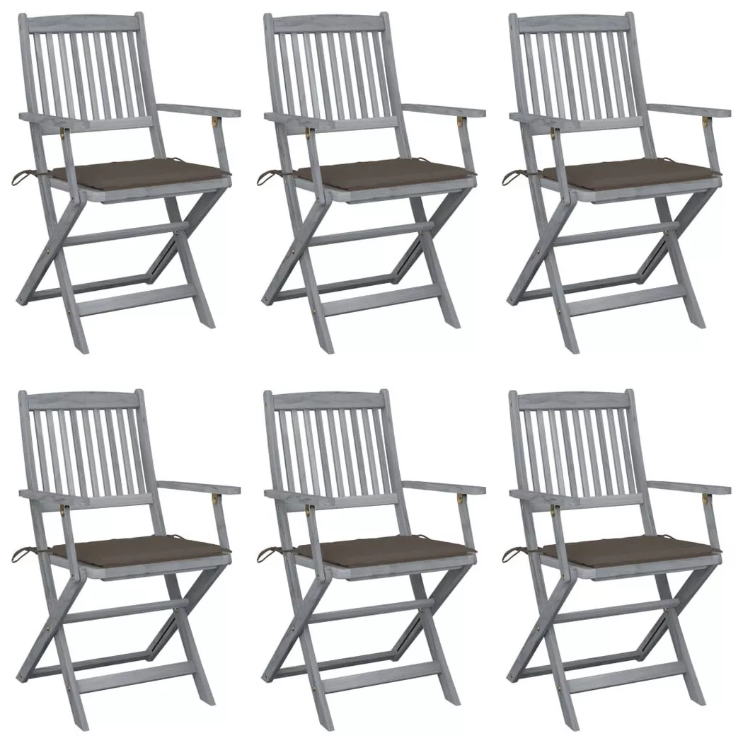 VidaXL - sedia da esterno Legno di acacia, One Size, Beige