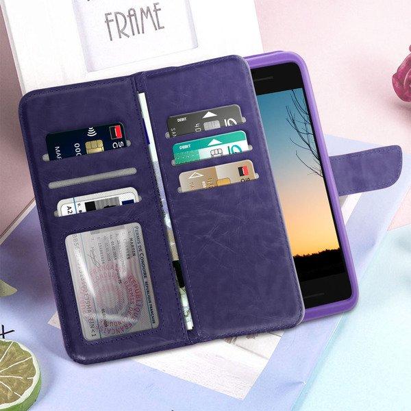 Avizar  Flip Case Geldbörse Größe XL – Violett 