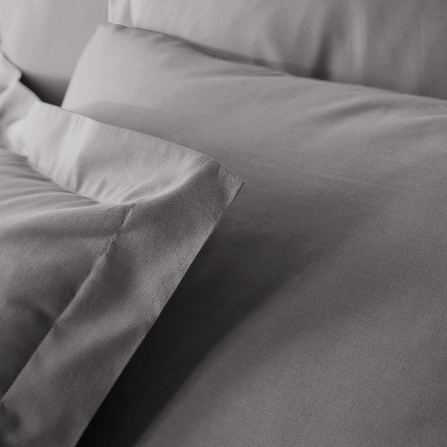 La Redoute Intérieurs Housse de couette unie en coton biologique Scenario  