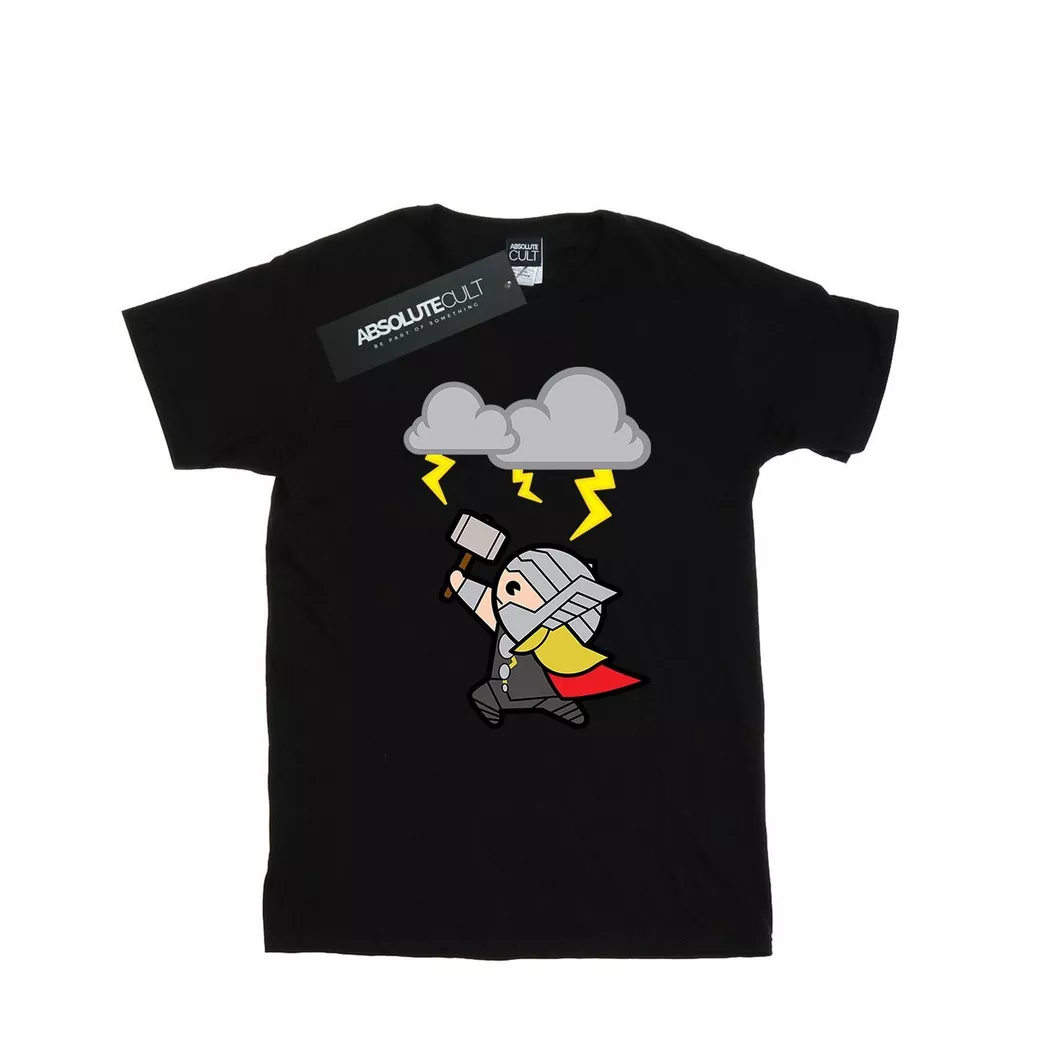 MARVEL - God Of Thunder TShirt, für Damen, Schwarz, Größe S