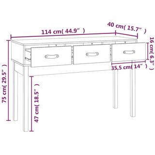 VidaXL Table console bois  