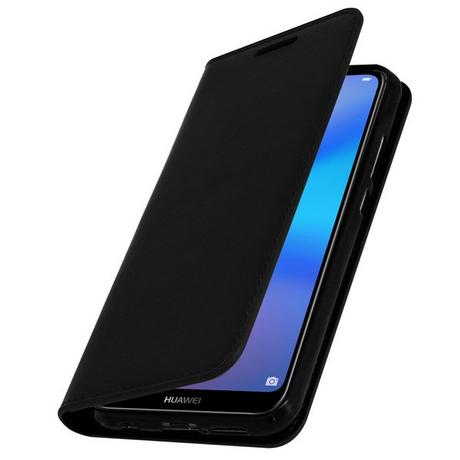 Avizar  Cover Echtleder Huawei P20 Lite Schwarz 