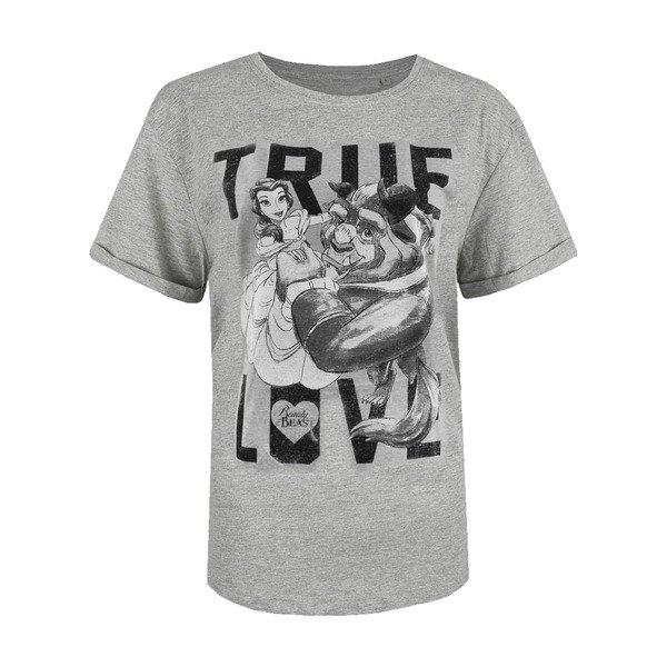 Image of True Love Tshirt Damen Grau M