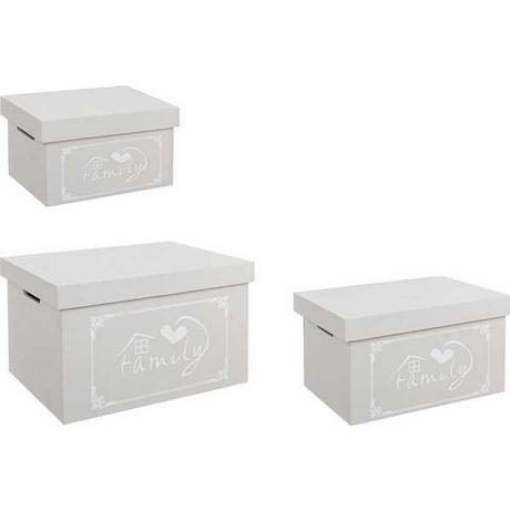 mutoni Box Lovers Set grigio (3 pezzi)  