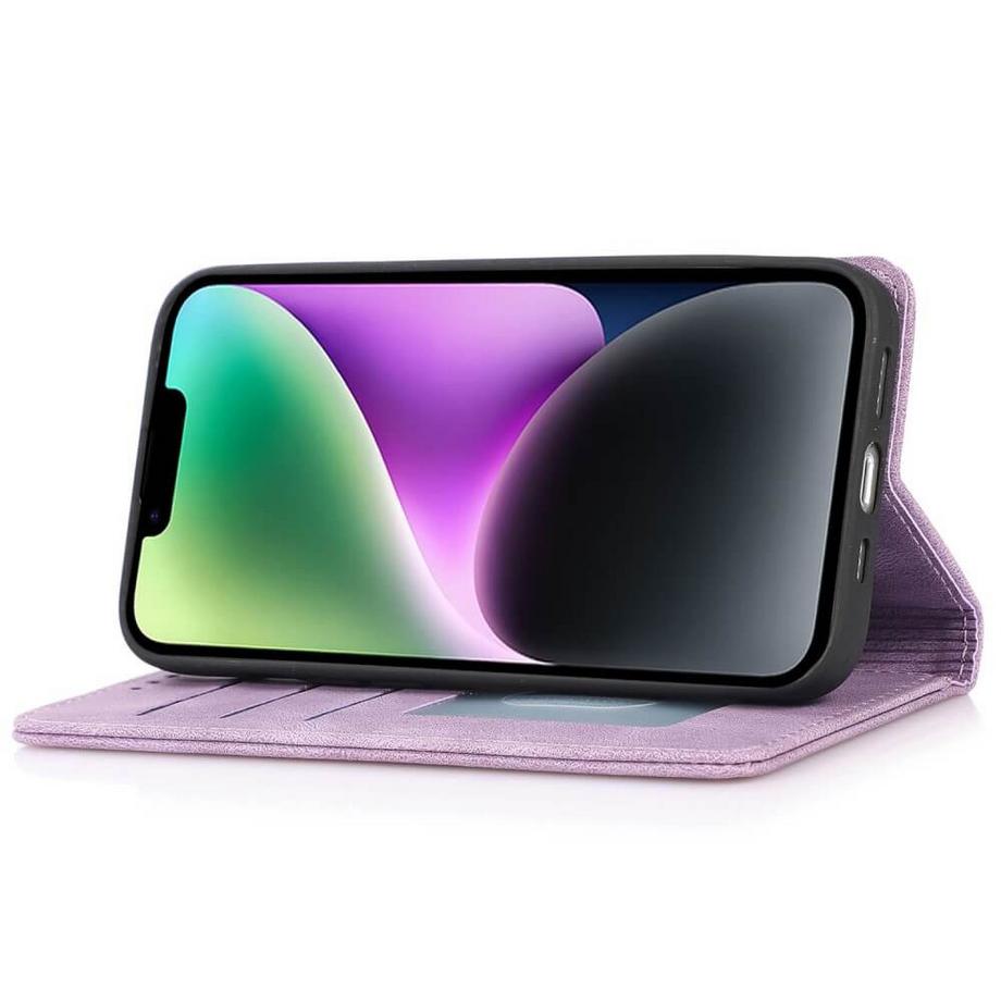 Cover-Discount  iPhone 15 Plus - Vintage étui flip case 