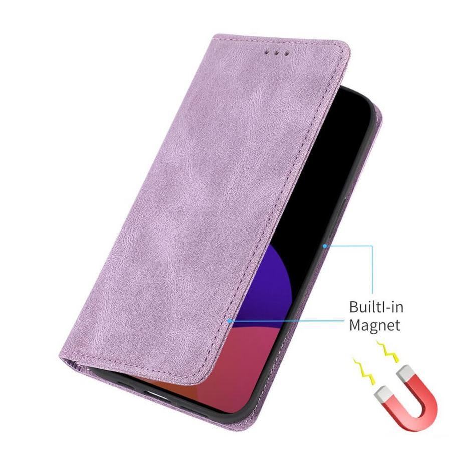 Cover-Discount  iPhone 15 Plus - Vintage étui flip case 