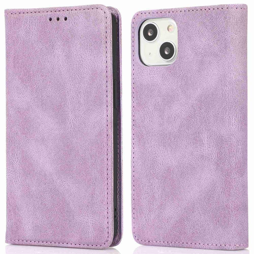 Cover-Discount  iPhone 15 Plus - Vintage Flip Case Hülle 