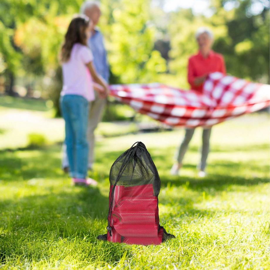 B2X Jeu de cube rouge avec sac  