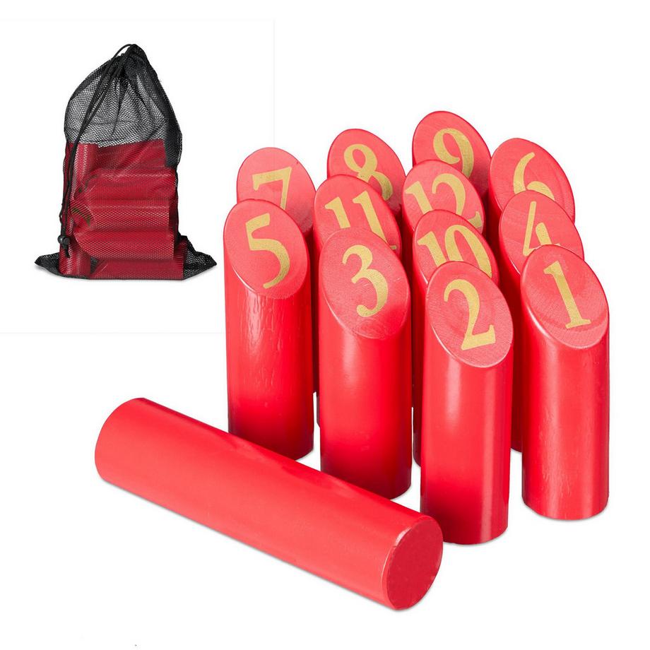 Gioco del cubo rosso con borsa