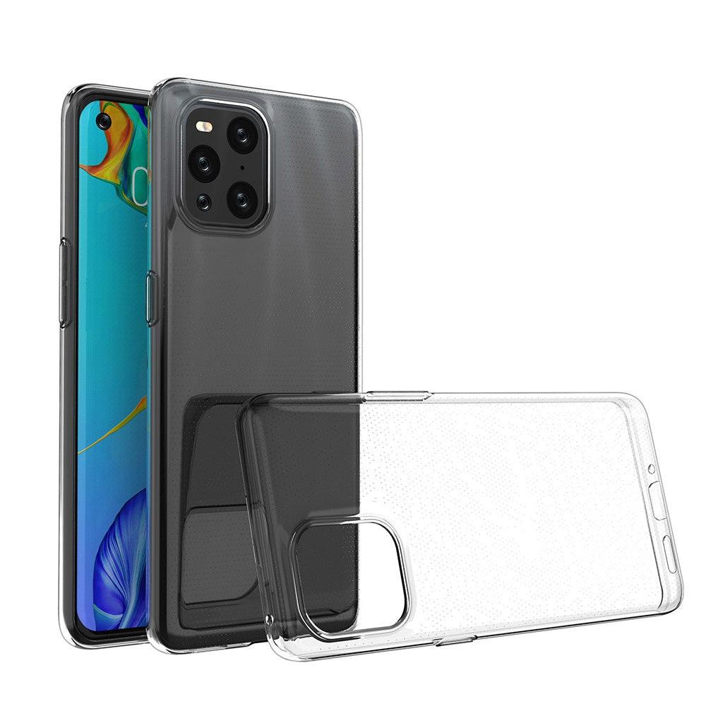 Cover-Discount  OPPO Find X3 Pro - Silikon Case Hülle Transparent 