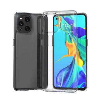 Cover-Discount  OPPO Find X3 Pro - Silikon Case Hülle Transparent 