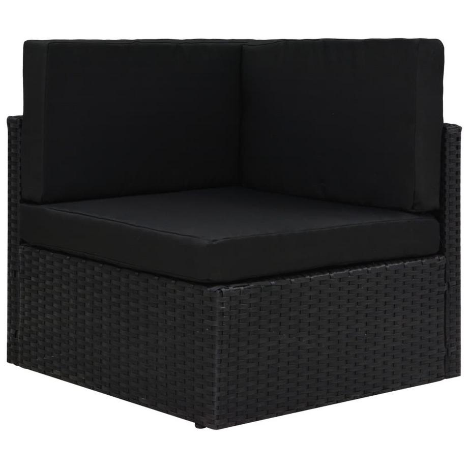VidaXL Modular-sofa-eckteil poly-rattan  