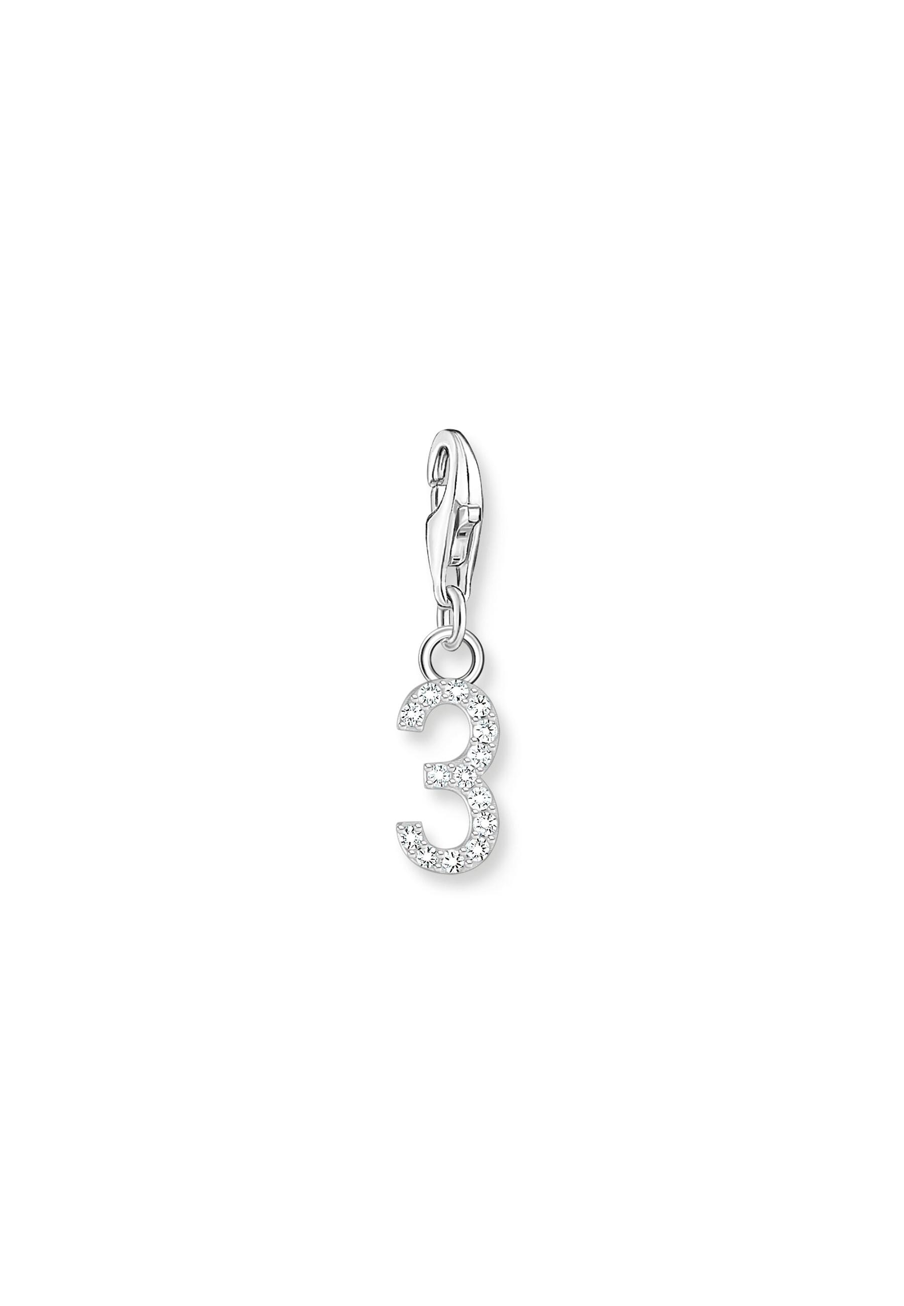 Thomas Sabo  Charm-Anhänger Nummer "3" Zirkonia 