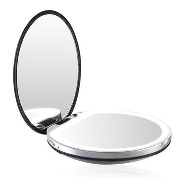 MAQUILLAGE Specchio tascabile con illuminazione LED regolabile (USB)