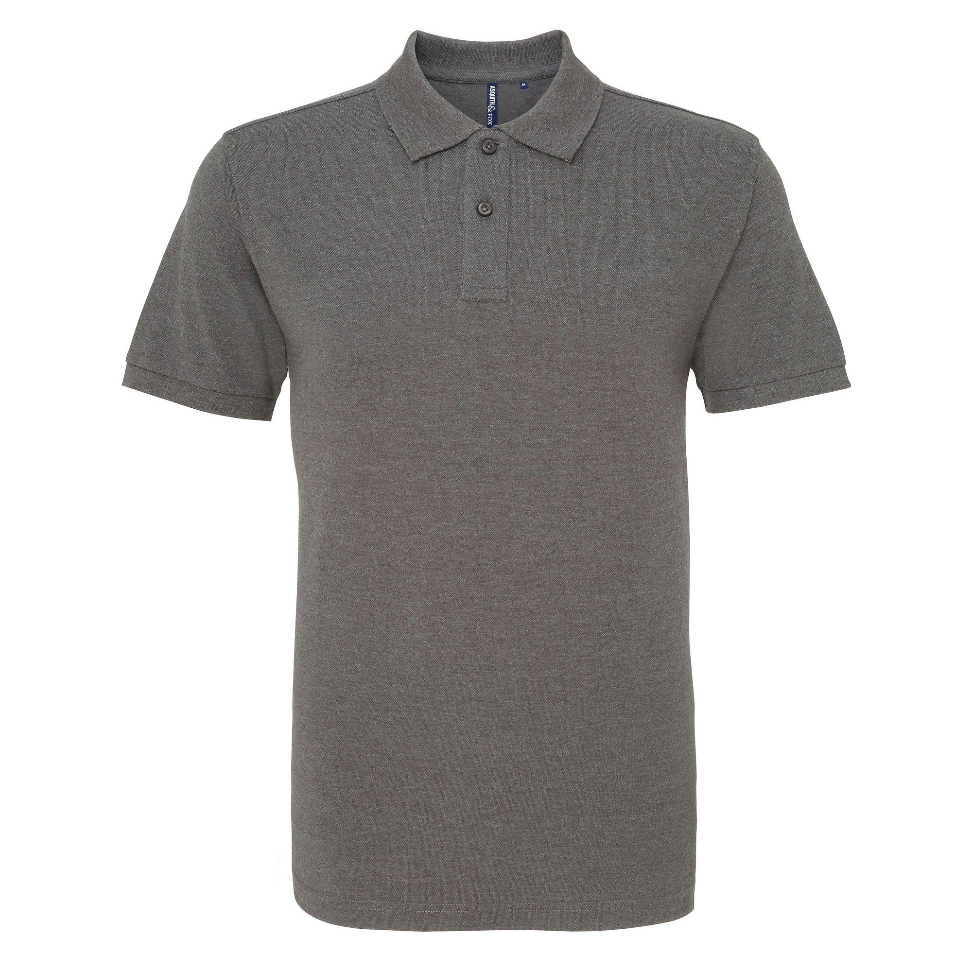 Image of Poloshirt, Kurzarm Herren Charcoal Black 4XL