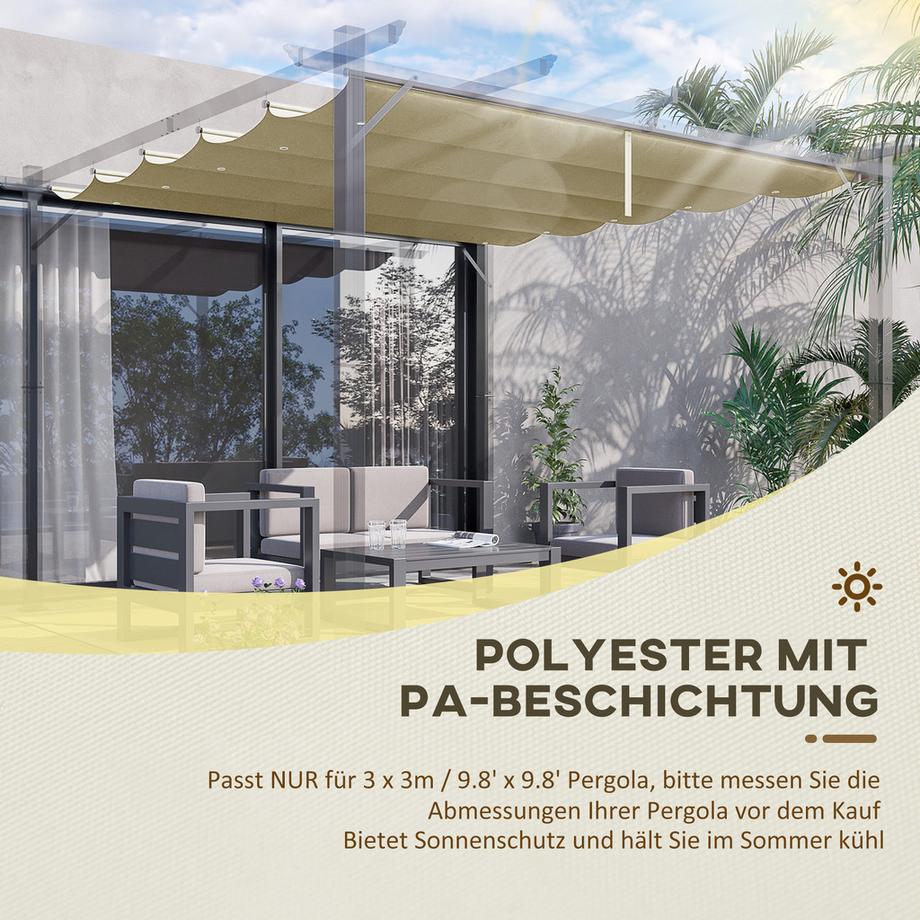 Outsunny Toit de remplacement  