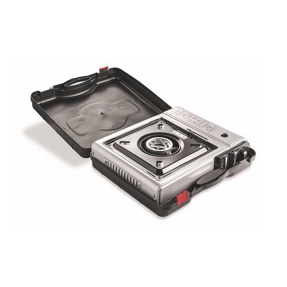 KEMPER  Réchaud à gaz de camping avec allumage piézoélectrique intégré 