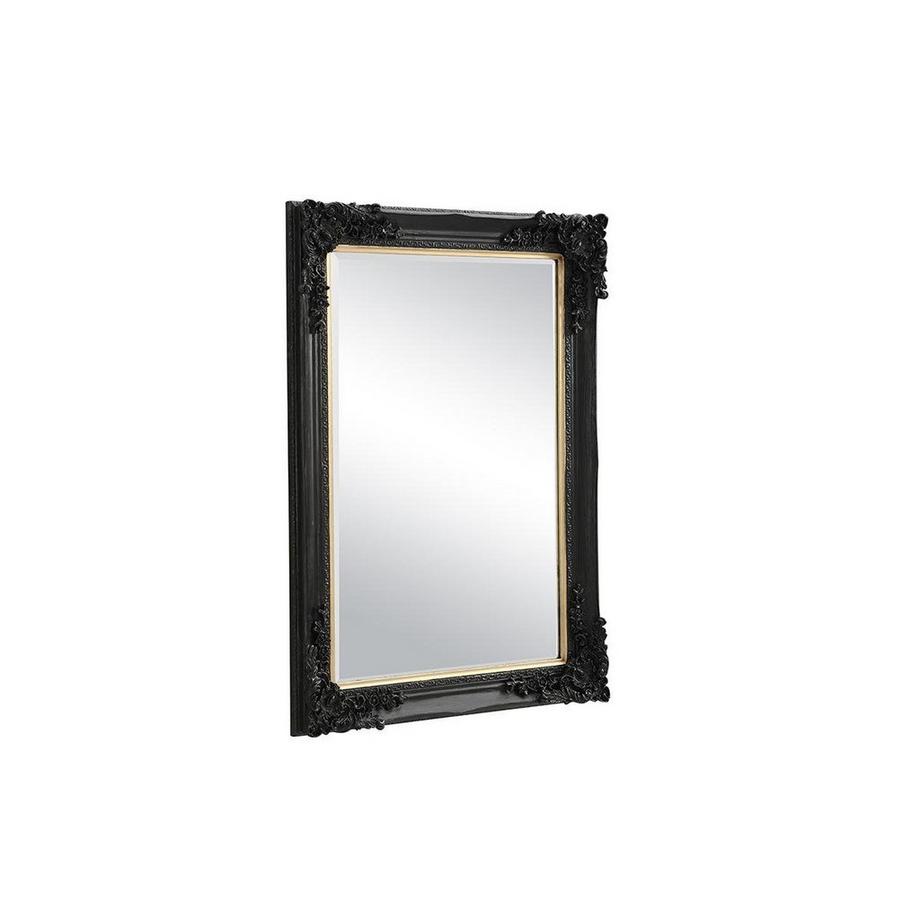 OZAIA Specchio smussato con modanature Legno di Eucalipto HNero ATALAYA  