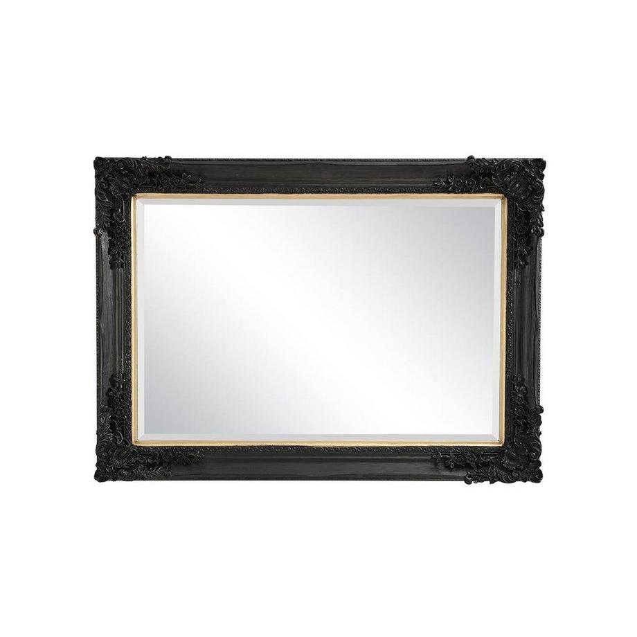 OZAIA Specchio smussato con modanature Legno di Eucalipto HNero ATALAYA  