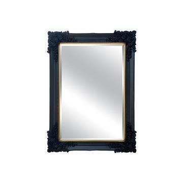 Miroir biseauté en bois d'eucalyptus avec moulures ATALAYA 79 109