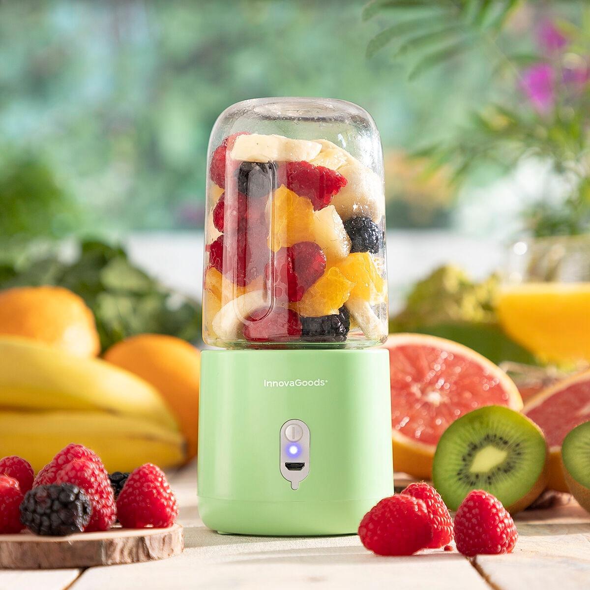 Image of Wiederaufladbarer tragbarer Standmixer mit Becher Blendyr Wiederaufladbarer tragbarer Standmixer mit Becher Blendyr InnovaGoods