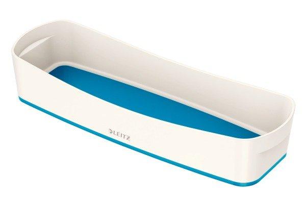 Image of LEITZ MyBox Aufbewahrungsschale 52581036 länglich weiss/blau LEITZ MyBox Aufbewahrungsschale 52581036 länglich weiss/blau