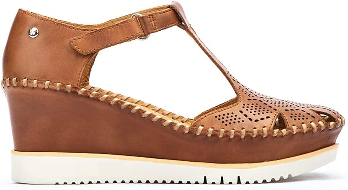 Image of Aguadulce - Leder Sandale Damen Braun 39