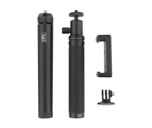 T'nB  T'NB Reisepaket Selfie-Stick + Stativ + Adapter für Sportkamera + Unterstützung für Smartphone 